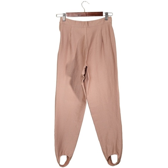 Nick Osborne High Waisted Stirrup Pants Size 6 Pink Balletcore Coquette Fairy - Picture 1 of 8